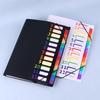 Accordion Bag with Multi-layer Rainbow Pages - Document Classification Folder with PP Binding and Cord