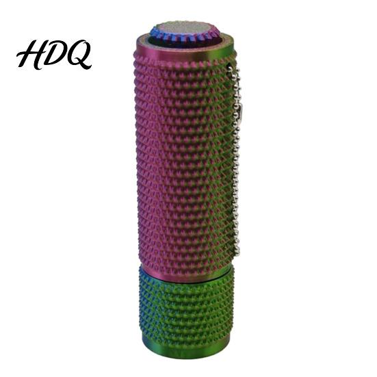 Sensorisches Fidget Spielzeug 3D-gedruckt stachelig mit Kugelkette Stressabbau Greifer Stacheliger Spinner & Clicker Tragbarer Reise-Massage-Stab Schmerz Stimming Werkzeug