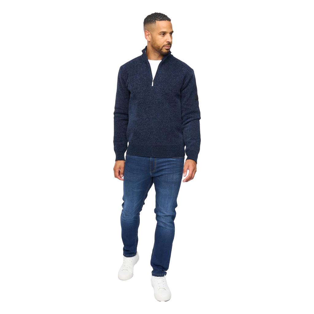 Bewley & Ritch Herr Harewood Chenille Tröja med Quarter Zip