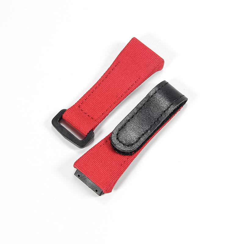 For Richard Mille Nylon Canvas 25mm 4 Stars Screwdriver Anti-Allergy Watchbands RM50 53 Series Replace Convenient Watch Strap