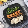 Wutuo Thickened Cast Iron Square Grill Frying Pan
