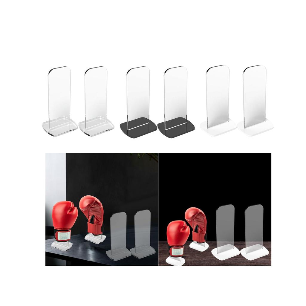 2 Boxing Glove Display Stands with Autograph, , for Presentation And Storage, Retail Stand