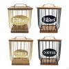 Organizzatore porta capsule caffè per piano di lavoro con supporto