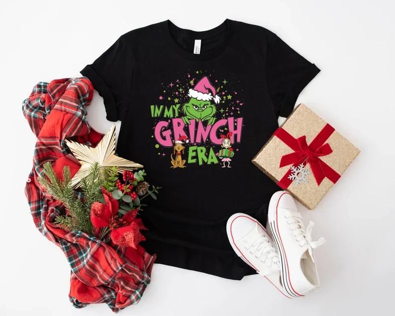 In My Grinch Era Unisex Shirt Grinch Era Boujie Era Christmas Trending Chris XXXXL