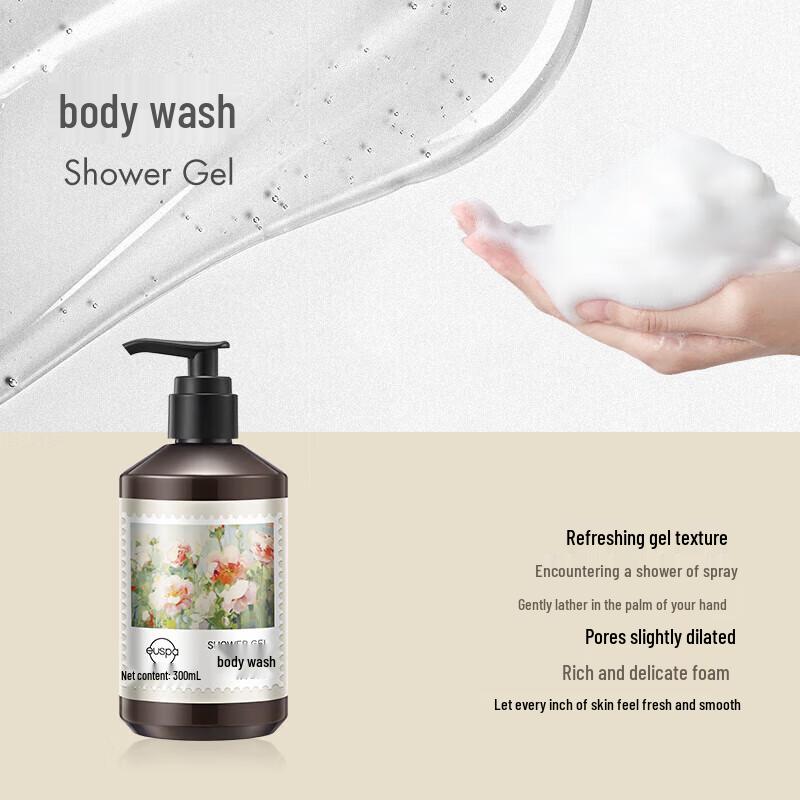 Chando Euspa Scent of Flowers & Rain Hair & Body Care Set