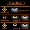 1~10PCS 100 LED Solar Wall Lights Outdoor Solar Lamp Waterproof Motion Sensor Solar Powered Sunlight Street Light Garden Decor