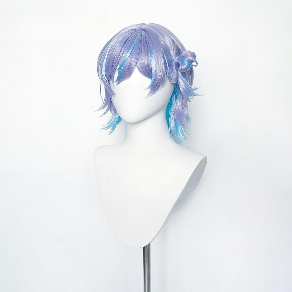 Hoshidou Shou Cosplay Harajuku Style Bob Updo Heat Hoshidou Punk Glossy New Doujinshi Festival Wig, Wig, Wig, Accessories, Resistant, Mixed, Men's