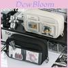 Canvas Pencil Case Large Capacity Durable School Supplies For Students