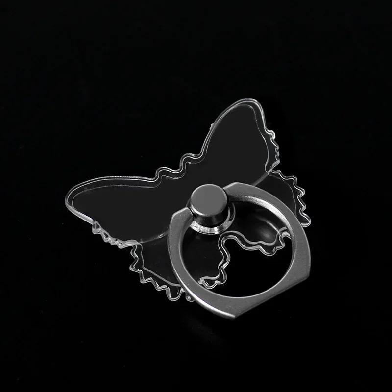 

Симпатичный прозрачный держатель для мобильного телефона, вращающийся на 360°, складной кронштейн, подставка для наклеек для iPhone14 15 Diamond Holder