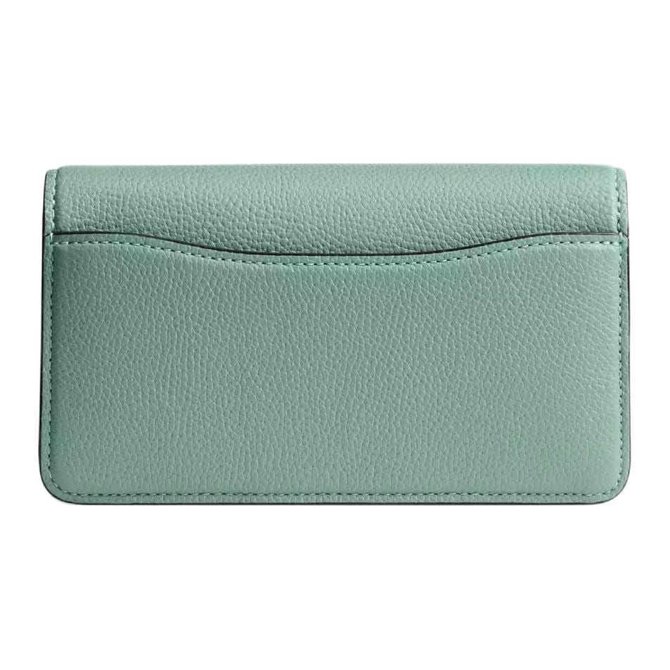 Coach Tabby Leather Envelope Shoulder Bag, Crossbody Bag Small Women's Aquamarine CJ925-LHAQM