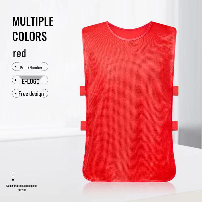 Team-Building Football Training Vest for Kids with Printable Number
