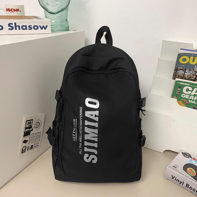 Schoolbag New School Bag Female Ins Large Capacity High School College Student Computer Backpack Male Junior High School Student Middle School