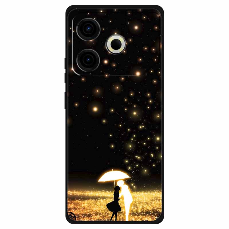 For Tecno Pova 6 Neo Case Silicone Soft Flower Space Fashion Cover For Tecno Phantom X2 Pro Cases Landscape Paint Covers Cute