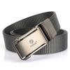 New Men'S Commuting Belt With Automatic Buckle Nylon Waistband, Outdoor Leisure Versatile Double-Layer Thick Belt