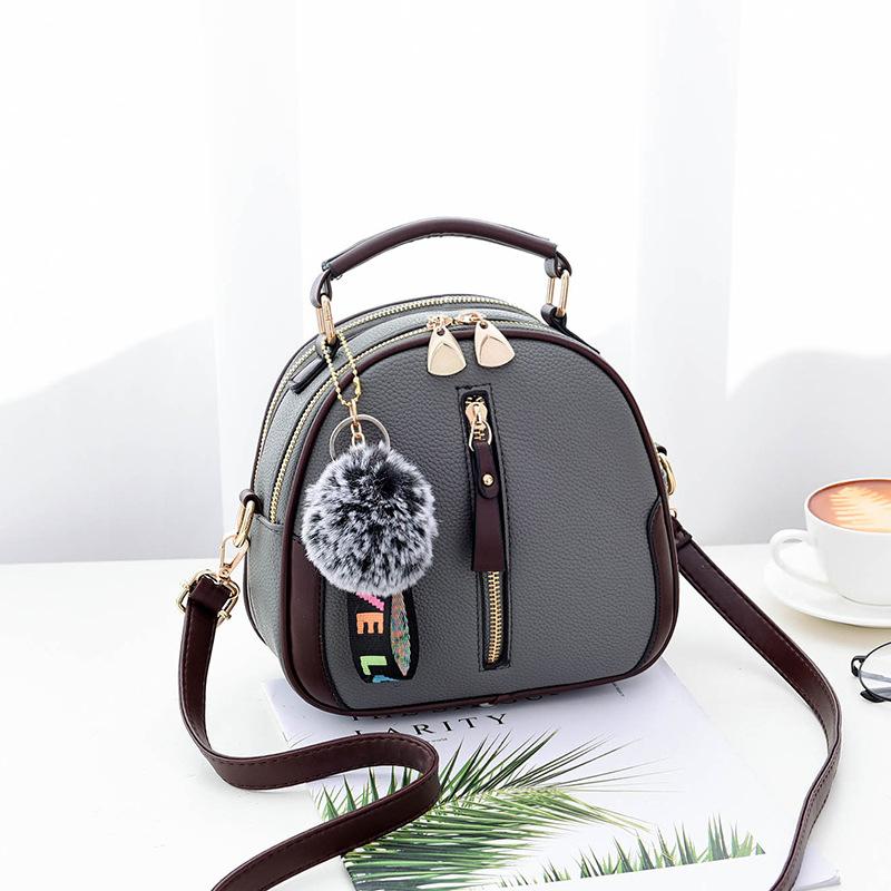 Luxury PU Leather Women's Handbag Small Tote Bag, Fashionable Design Feel Crossbody Bag Ladies Shoulder Bags