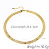 Fashion Flat Snake Mesh Chain Stainless Steel Necklace Niche Design Women'S Fashion Versatile Jewelry