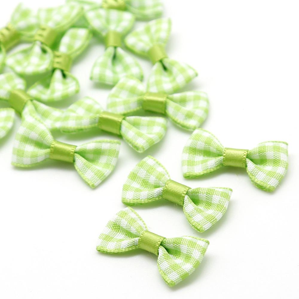 20/25Pcs DIY Christmas Tree Ornaments Crafts Xmas Hanging Decorations Christmas Bow Knot  Gift Decor