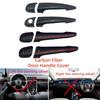 Carbon Fiber Doors Car Upgrade Door Handle Cover Trim For BMW E46 330 330ci M3 1996 1997 - 2005 Car Modification