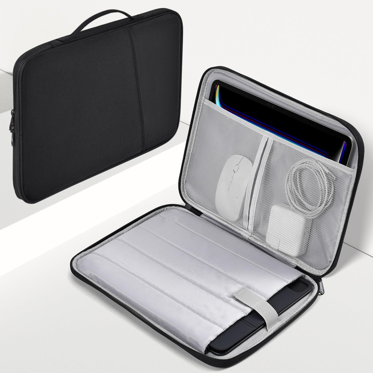 13-inch Laptoptas voor MacBook Neo A18Pro A3404 - MacBook Air13 M5 M4 M3 Beschermende Draagtas Reistas 13 Macbook Air Neo zwart