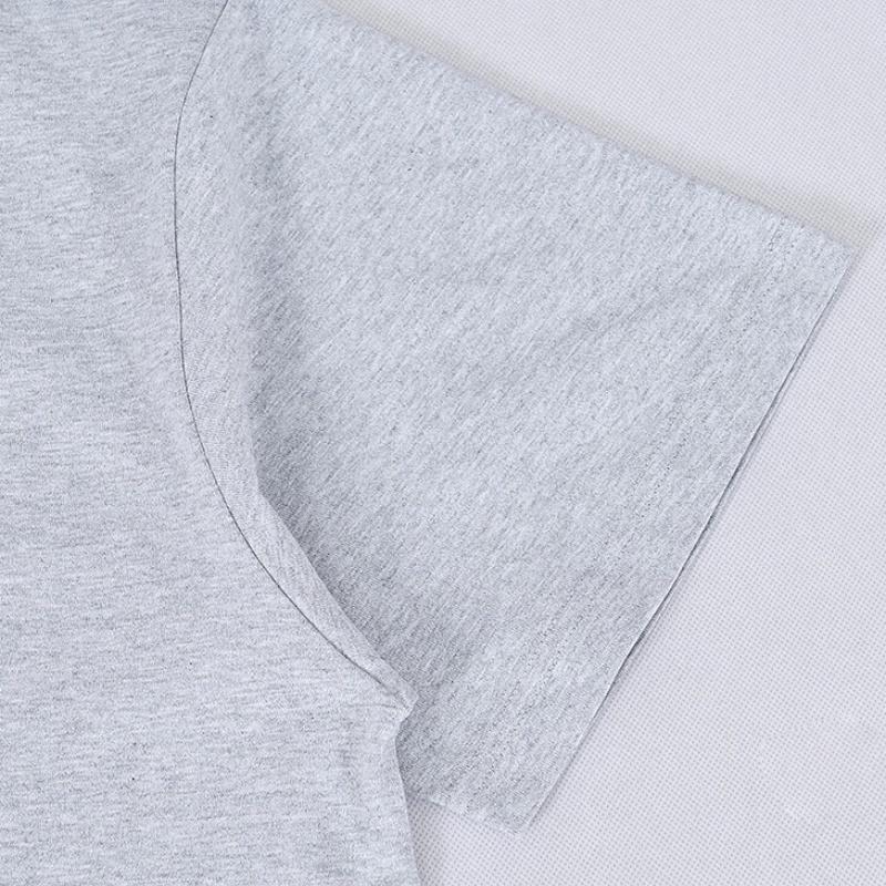Vans Off The Wall Round Neck Fashion Versatile Short Sleeve T-Shirt Unisex Tops Light-Gray VN000NMDCFJ