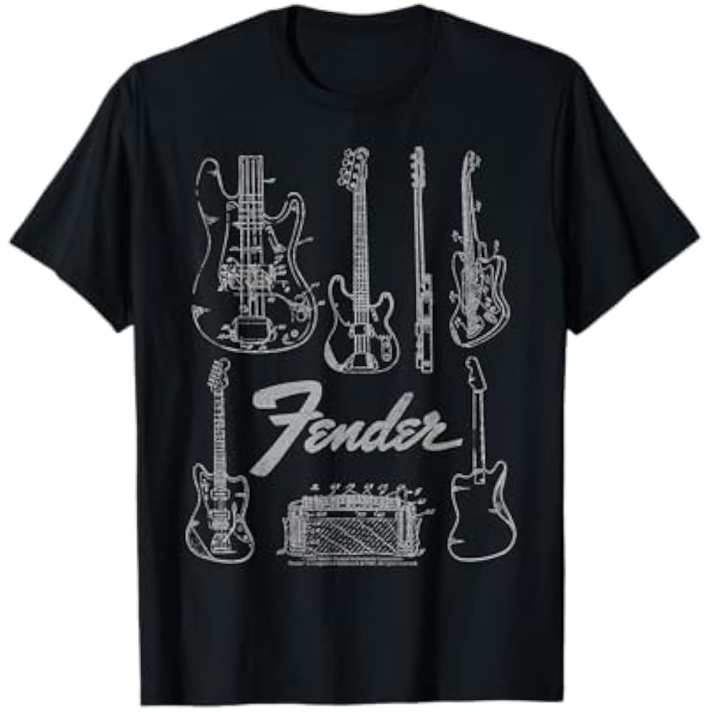Fender Guitars & Amp Logo Tee