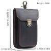 Mobile Phone Bag - Wild Horse Leather Wallet - Outdoor Sports Cowhide Vertical Style Waist Belt Bag