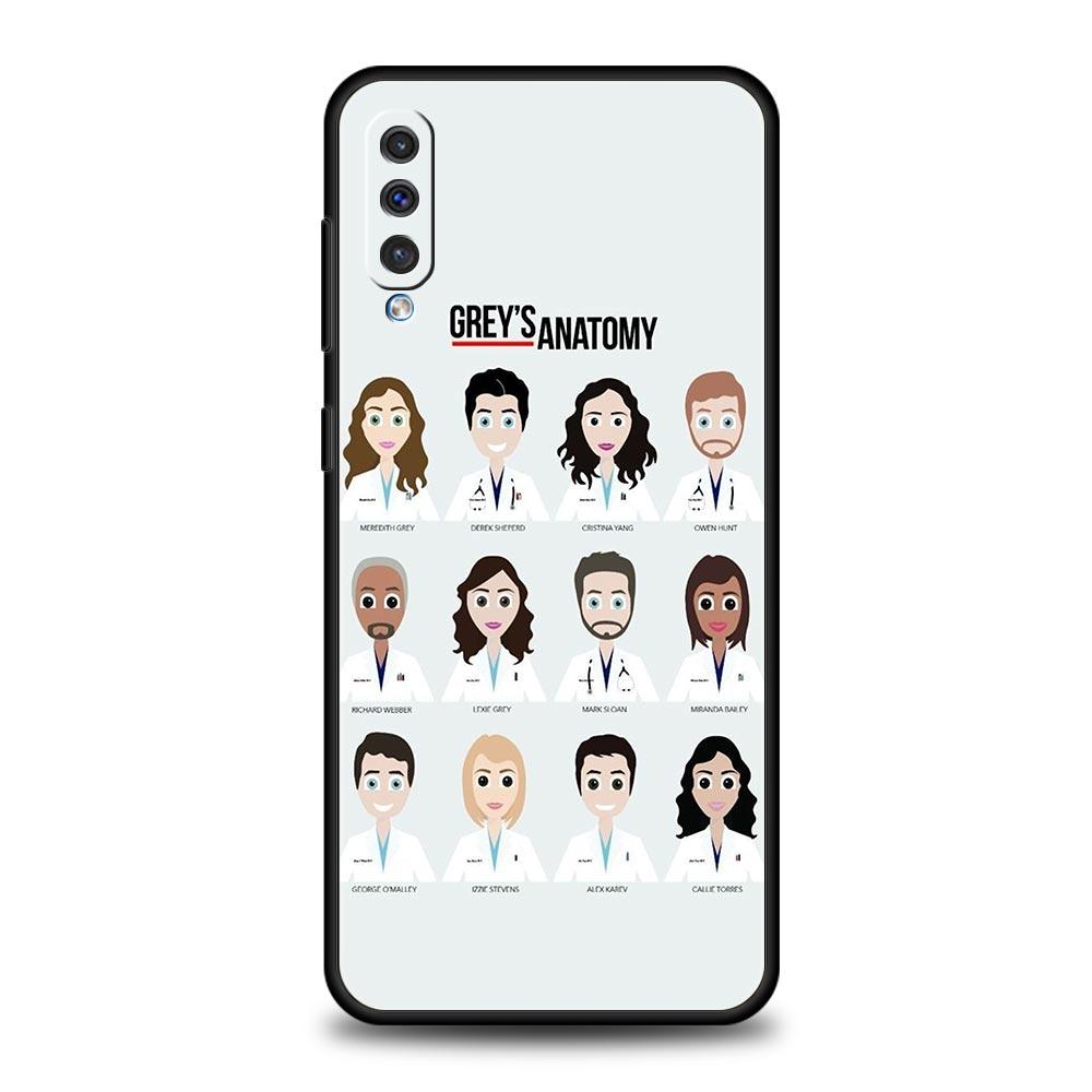 Greys Anatomy Phone Case for Samsung Galaxy A56 A36 A26 A16 A34 A24 A42 A22 A20 A12 A40 A30 A10 5G Soft TPU Cover Shell Fundas