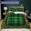 St.Patrick's Day Pattern Bedding Uilt Set Uilt Cover Pillowcase Home Decoration Birthday Gift (1 * Duvet Cover + 2 * Pillowcase  Without Core)75