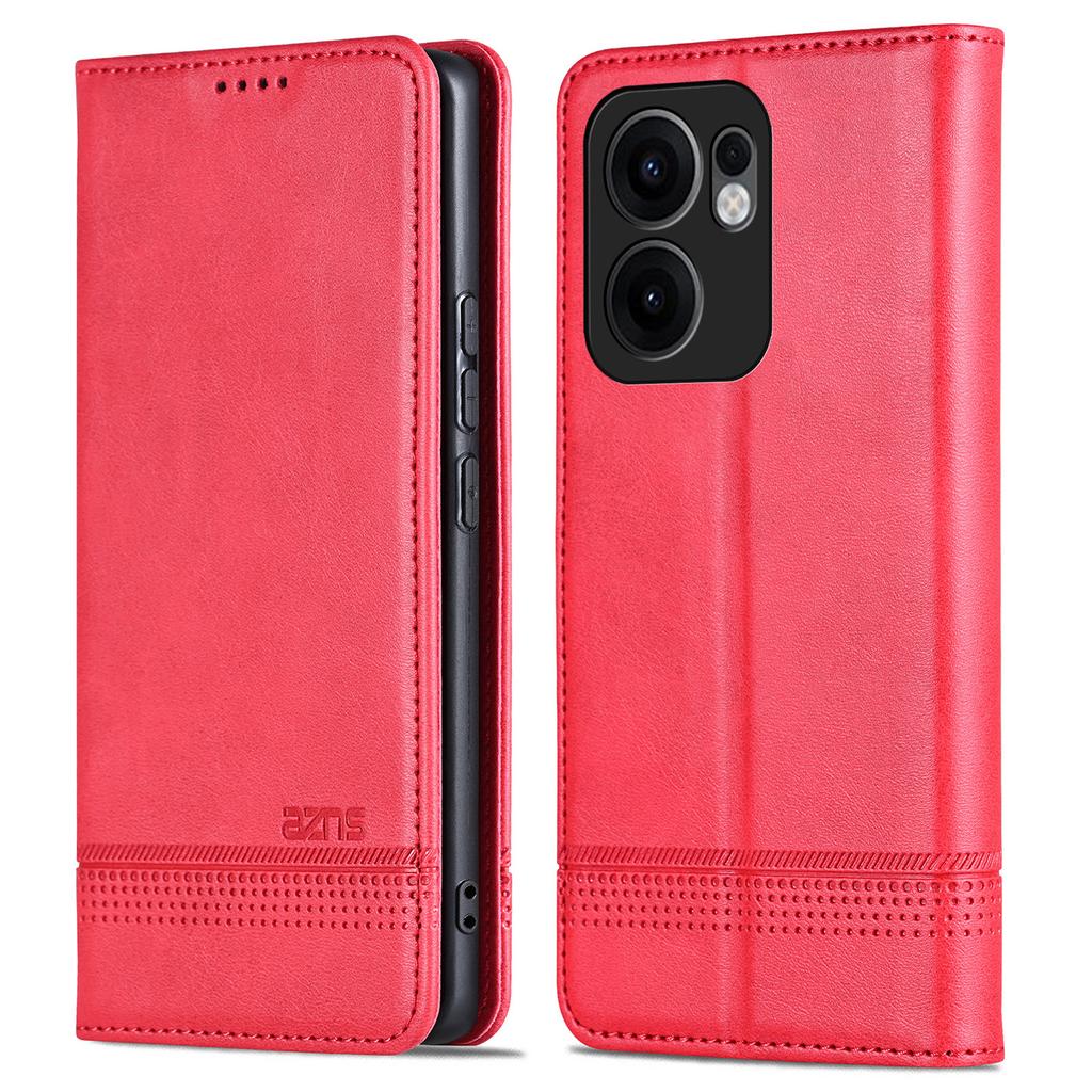 AZNS For Oppo Reno13 F 5G Case Cowhide Texture PU Leather Wallet Phone Cover
