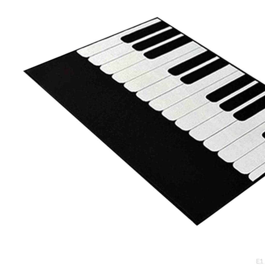 Piano Keyboard Door Mat, Inside Entry Doormat, Comfortable Creative Funny Decor Gift Entrance Rug