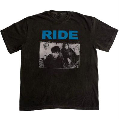 RIDE UK Band Tour Punk Album Single Unisex T-Shirt Cotton Tee All Size BT007 Unisex T-Shirt