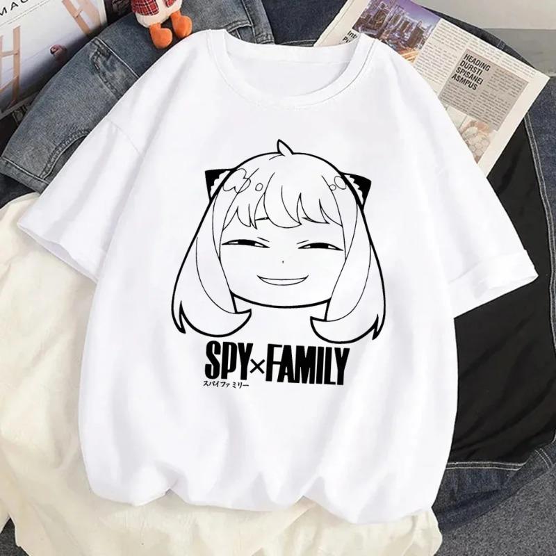Loid Forger Yor Forger Anya Forger T-shirt Cartoon Manga Anime Harajuku Graphic Kawaii T-shirt For Men's Women's Shirt