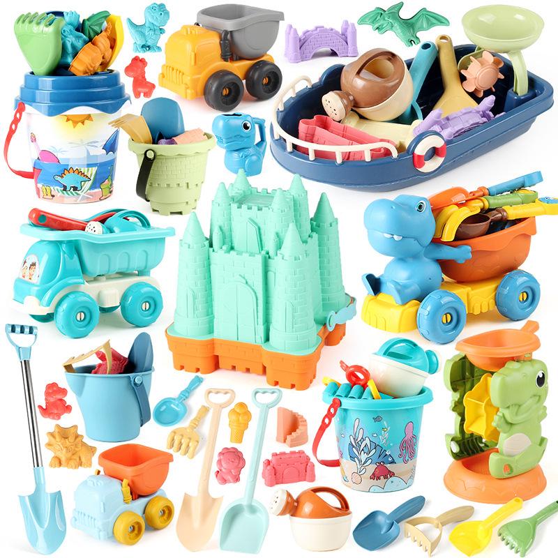 Kids' Beach Sand Toy Set: Bucket, Shovel, Hourglass & More for Outdoor Fun
