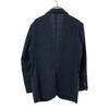 ORIAN Made in Italy Wolle Fischgrät Langarm taillierte Jacke 42 Blau Herren Gebraucht