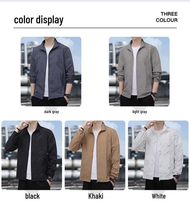 Herren Ultra-Leichte Tarnjacke mit UV-Schutz