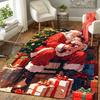 1Pc Santa Claus Celebrate Christmas Rug Office Carpet Indoor Outdoor Doormat Nonslip Soft And Comfortable Living Room Christmas Halloween Gift D91826
