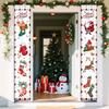 Yes, a Merry Christmas Banner for Porch Decoration, Made of Polyester, Suitable for Christmas Party Gifts, Featuring Christmas Stockings And Santa Cla