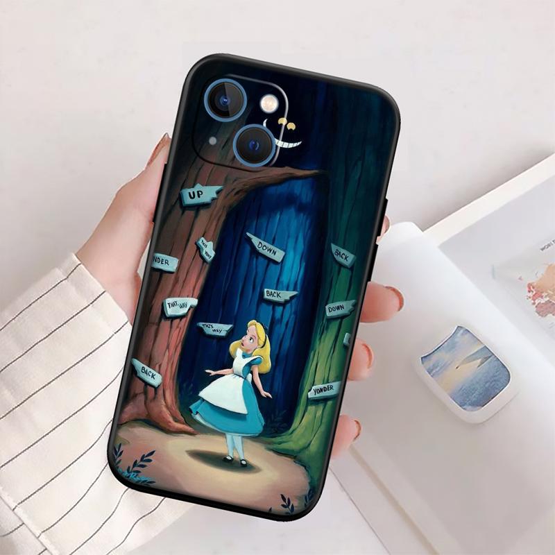 Alice in Wonderland Cat Princess New High-End Shell Phone Case for OPPO A3 Pro A72 A74 A76 A77 A77S A78 A79 A94 A95 A18 A40M A58