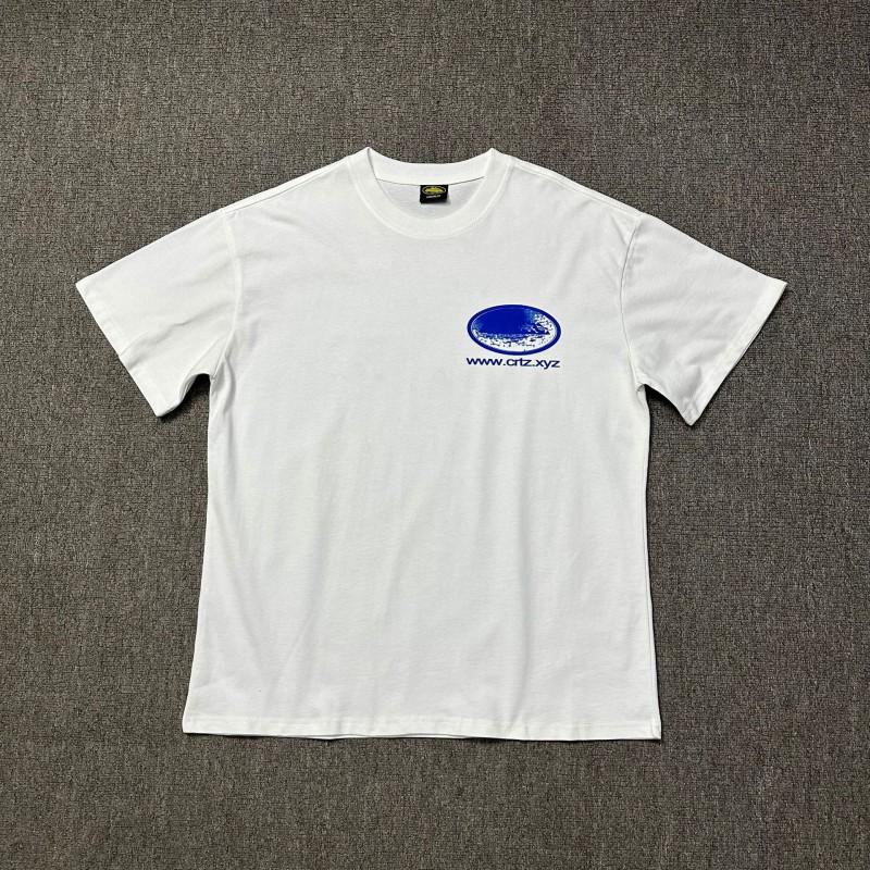 Unisex Übergroßes Baumwoll-Grafik-T-Shirt Lockerer Schnitt Rundhalsausschnitt Kurzarm T-Shirt Herren Damen Freizeit