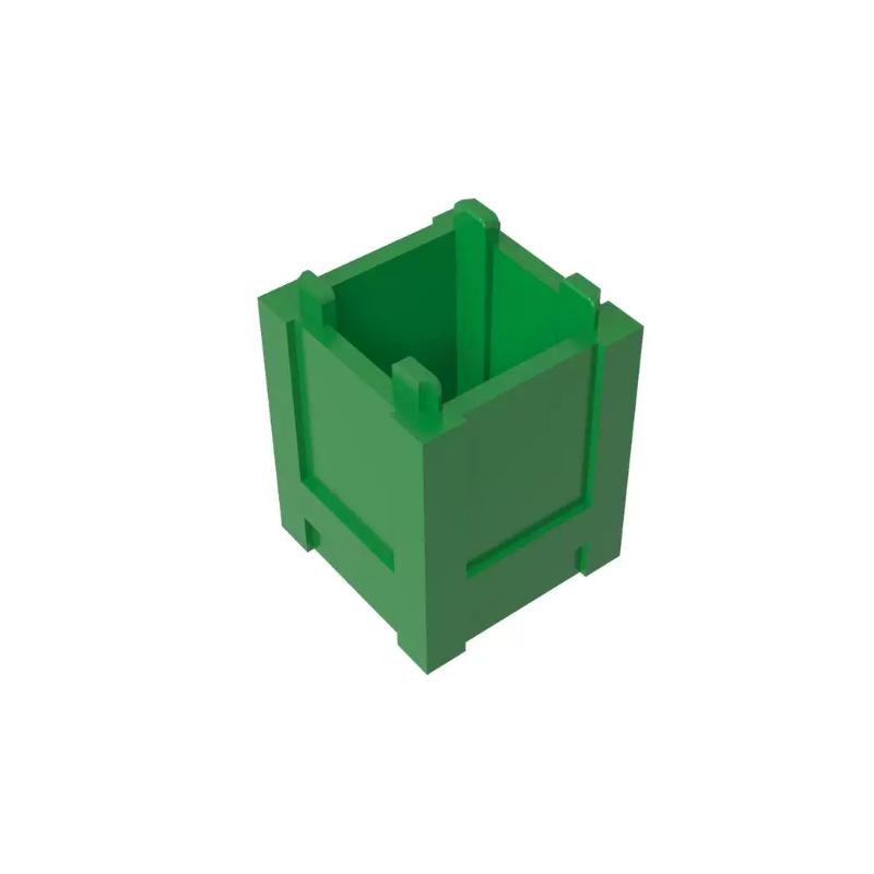 Pin Gao 2x2x2 Square Building Block Storage Box Compatible with Loose Parts 0.1 kg