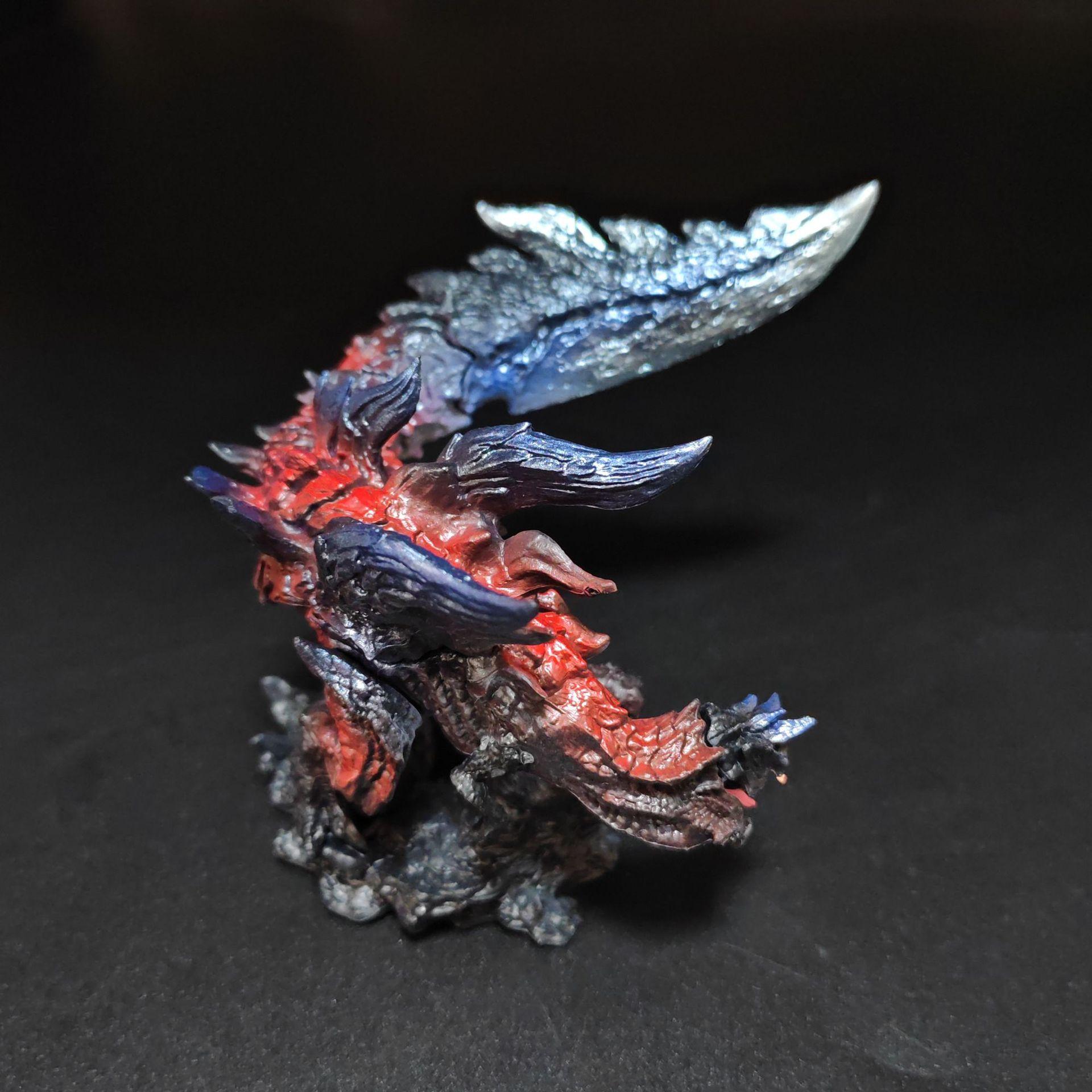 

Scaled Fire Dragon Beast Figure, Cool Dragon Model Desktop Collectible Ornament Home Decoration Toy