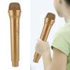 Simulated Microphone ABS Lightweight Rlistic Handheld Mic Prop for Speech Practice Cosplay Photography
