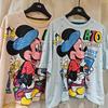 2026 Spring/Summer Plus Size Women's Cartoon T-shirt - Loose Short Sleeve, Trendy Fashion, European & American Style, Korean-Inspired.