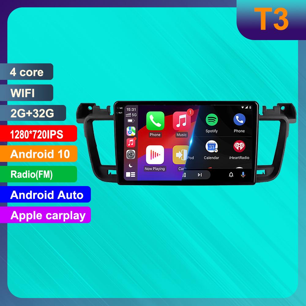 Peugeot 508 Android GPS Navigation & HD Reversing Camera with CarPlay