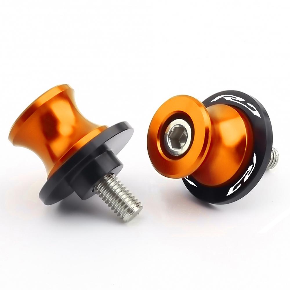 For Yamaha Yzfr7 Yzf R7 Accessories 2021 2022 2025 2024 1 Pair Swingarm Spools Slider Stand Screws 6MM Motorcycle Parts