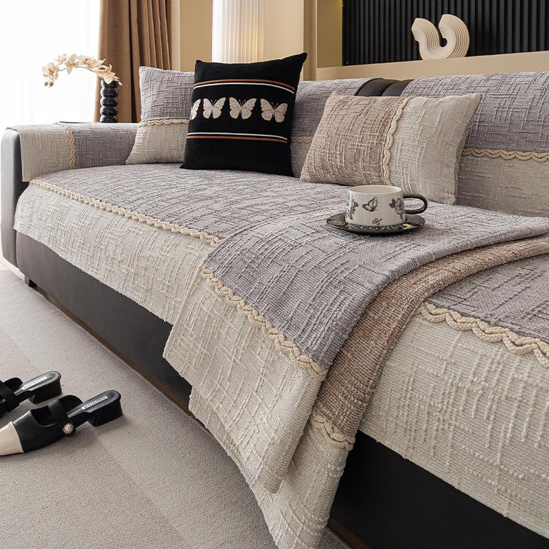 

Chenier Sofa Cushion, Universal In All Seasons, Non-Slip And Dirt-Resistant Leather Sofa Cover, Cloth Cover, Anti-Cat Scratch Sofa Cushion 70*70cm