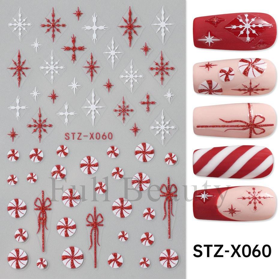 Nail Art Stickers Valentine's Day Romantic Mini Love Hollow Love French Love Adhesive Nail Stickers