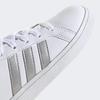 Kids Grand Court 2.0 Sneakers for Boys and Girls White Matte Silver 17.5 cm Footwear