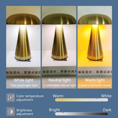 Two Types of Night Light Touch Switch Bedroom Bedside Table Light Rechargeable Unlimited Dimming Bar Bedroom Light Decoration