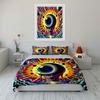 Psychedelic Cosmic Gaze. Bedding Sets Duvet Covers Pillowcases(1* Duvet Cover 2* Pillowcases Without Duvet Insert)